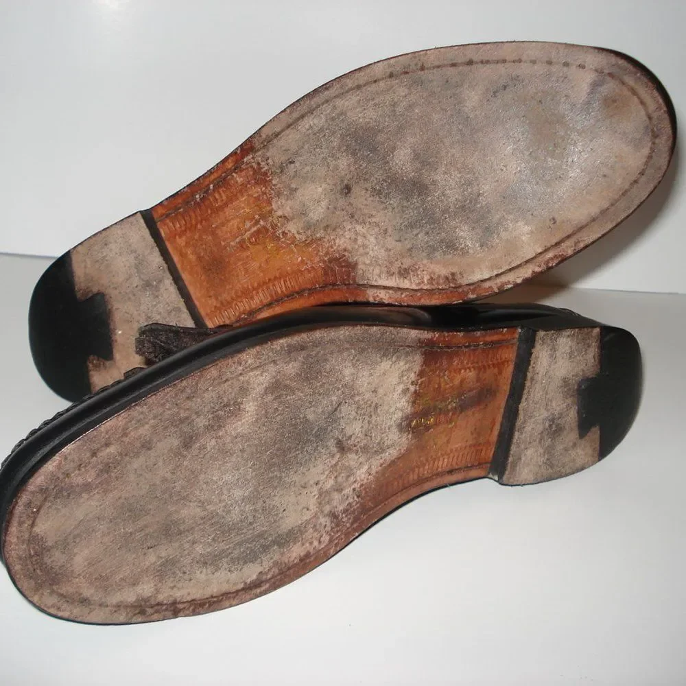 Hand Sewn Men's Cole Haan 11.5 D Loafers Used Shoe